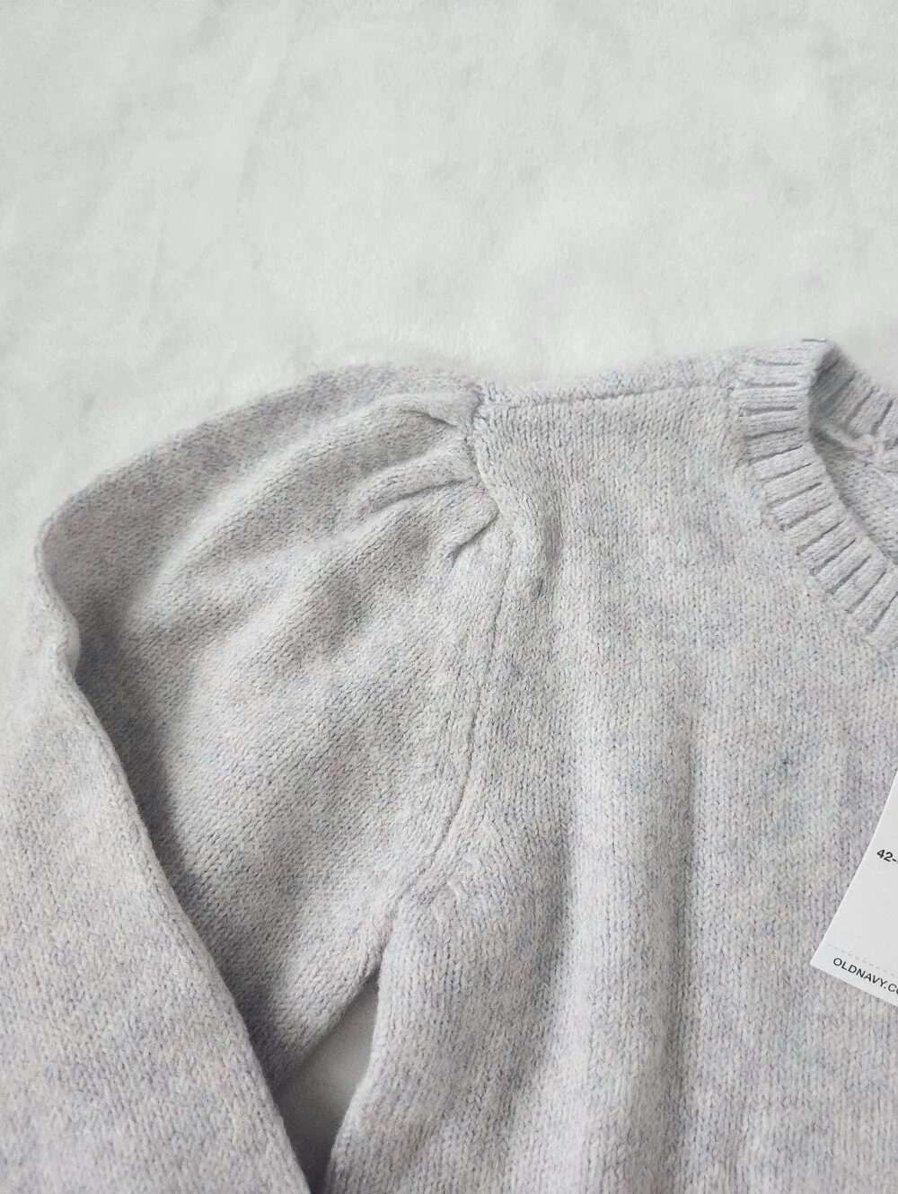 NWT Old Navy Puff-Sleeve Crewneck Sweater